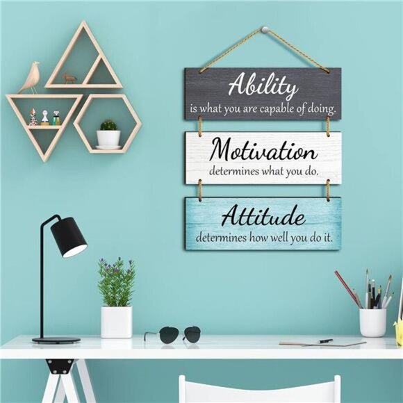 Office Wall Decor Inspirational Rustic Wall Decor Office Decor Motivational - Picture 2 of 7